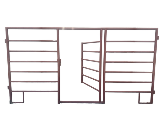 Cattle Panel with 3' Gate - 11' x 5'8" XHD Steel